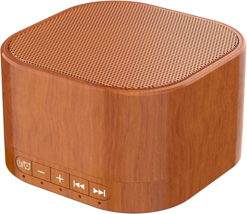 Magicteam White Noise Machine plug-in Sound Machine with 20 Non Looping Natural Soothing Sounds and Memory Function Sleep Timer Sleep Machine with Sleep Therapy for Baby Kids Adults-New Wood Grain Added in 2025 - Image 1